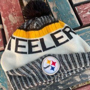 New Era 2017 Steelers Beanie - Black, Yellow, White